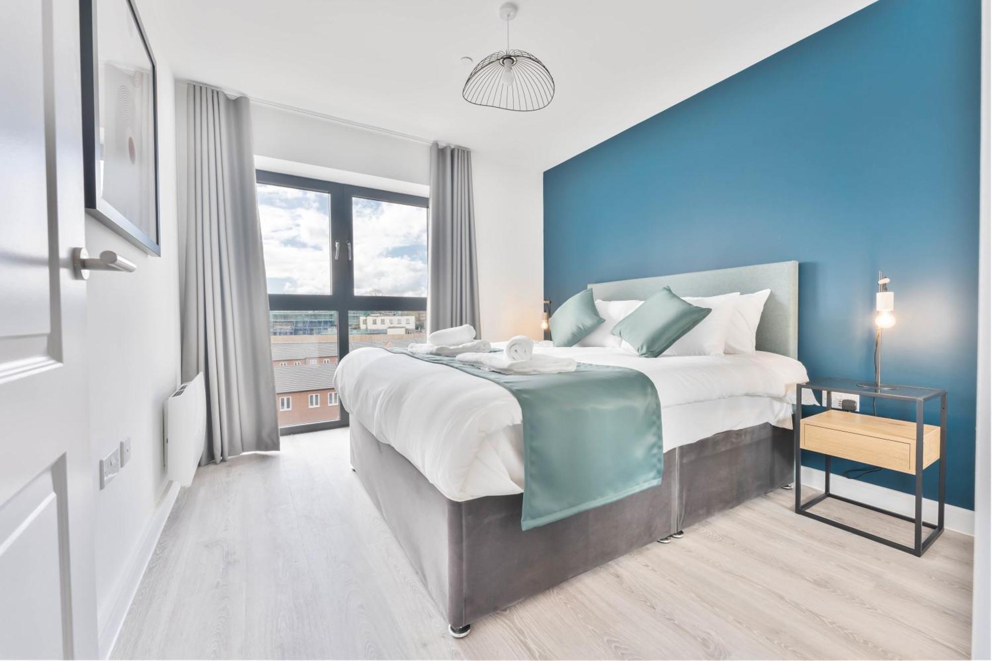 Stayzeni, Hardwick House Derby Bright 1 Bed Flat Exteriör bild