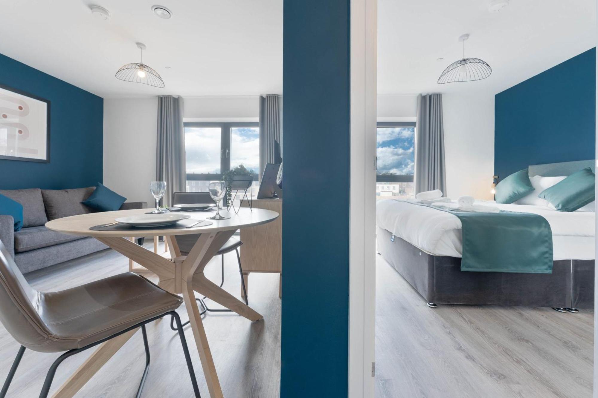 Stayzeni, Hardwick House Derby Bright 1 Bed Flat Exteriör bild